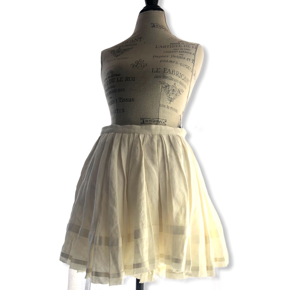 NWT Boy. BAND OF OUTSIDERS PLEATED Ivory White - Picture 11 of 11